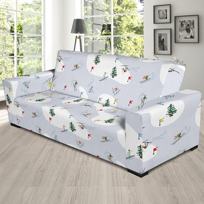 Ski Print Design LKS305 Sofa Slipcover