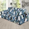 Penguin Pattern Print Design A03 Sofa Slipcover