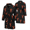 Lobster Print Design LKS401 Men Bathrobe