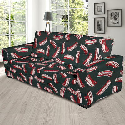 Bacon Pattern Print Design 02 Sofa Slipcover