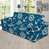 Anchor Pattern Print Design 01 Sofa Slipcover