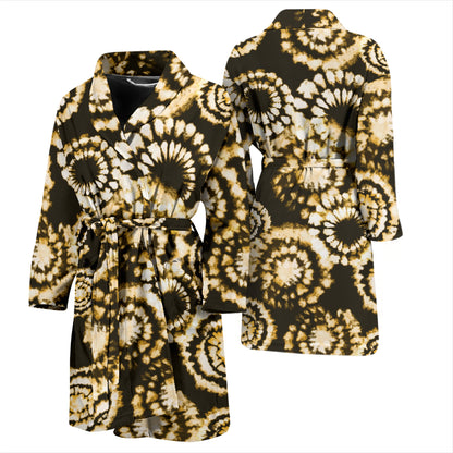 Tie Dye Print Design LKS307 Men Bathrobe