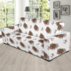 Aztec Wolf Pattern Print Design 02 Sofa Slipcover