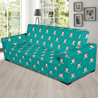 Siberian Huskies Print Design LKS304 Sofa Slipcover