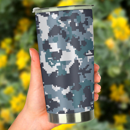 ACU Digital Urban Camouflage Tumbler
