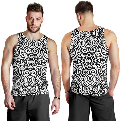 Polynesian Tattoo Pattern Men Tank Top