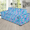 Mermaid Scales Pastel Pattern Print Design 07 Sofa Slipcover