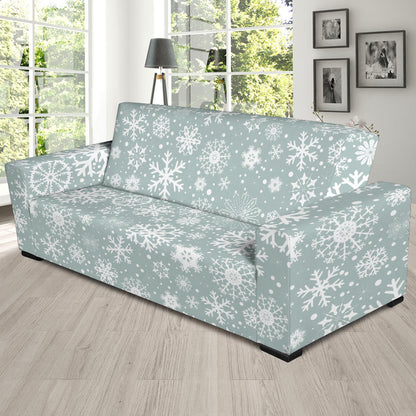 Snowflake Print Design LKS303 Sofa Slipcover