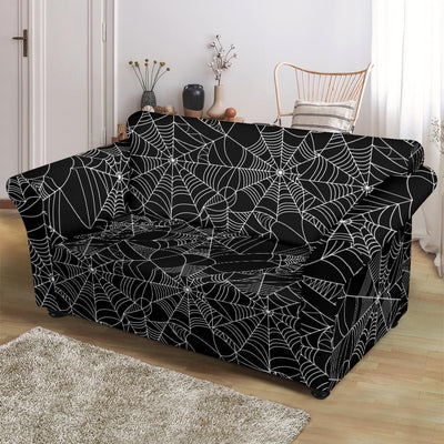 Spider Web Print Design LKS301 Loveseat Couch Slipcover