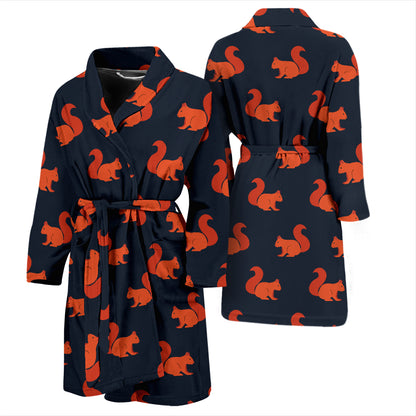 Squirrel Print Design LKS306 Men Bathrobe