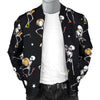 Skeleton Dance Print Men Bomber Jacket