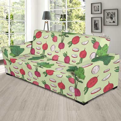 Radish Pattern Print Design A04 Sofa Slipcover