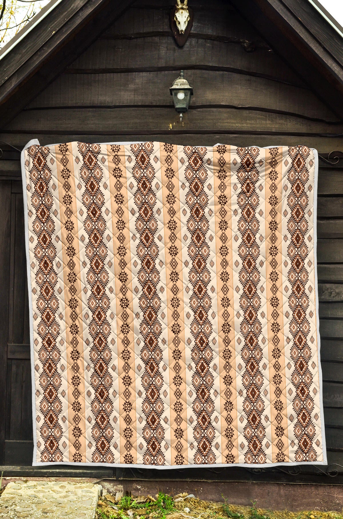 Native Classic Pattern Print Quilt Bedspread