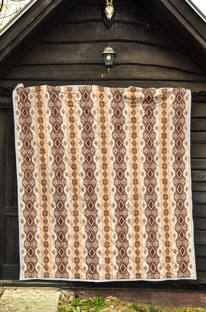 Native Classic Pattern Print Quilt Bedspread