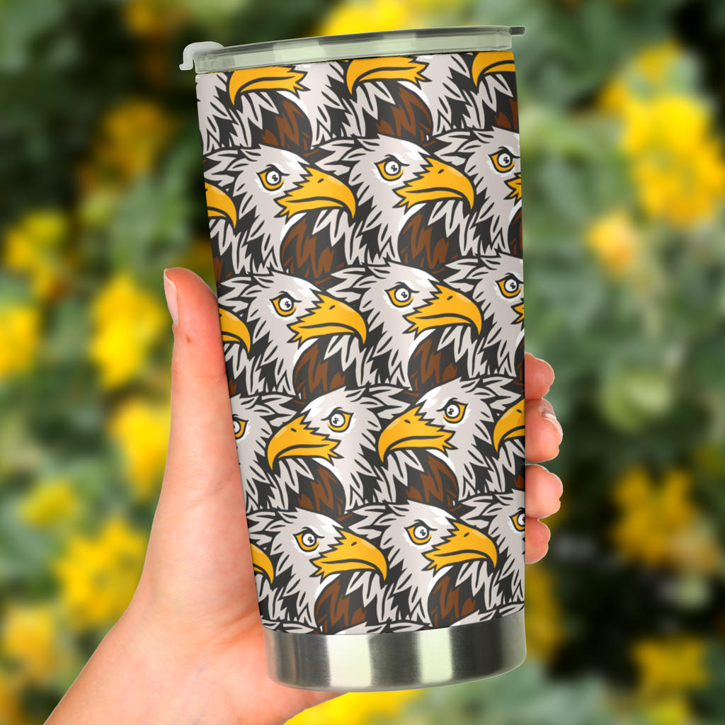 Eagles Head Pattern Tumbler