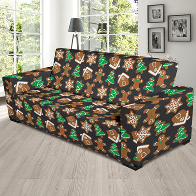 Gingerbread Pattern Print Design 02 Sofa Slipcover