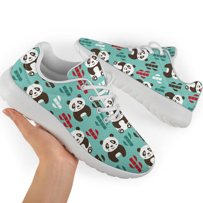 Panda Bear Cute Themed Print Athletic Shoes