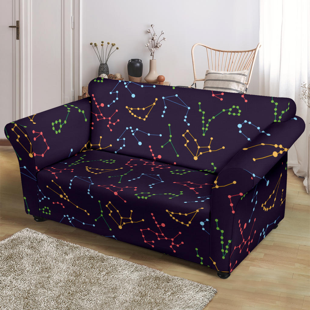 Zodiac Print Design LKS301 Loveseat Couch Slipcover