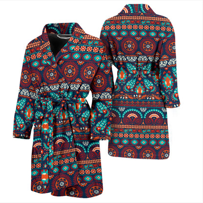 Suzani Print Design LKS302 Men Bathrobe