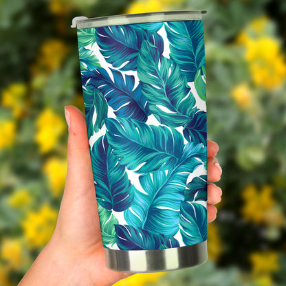 Brightness Tropical Palm Leaves Tumbler