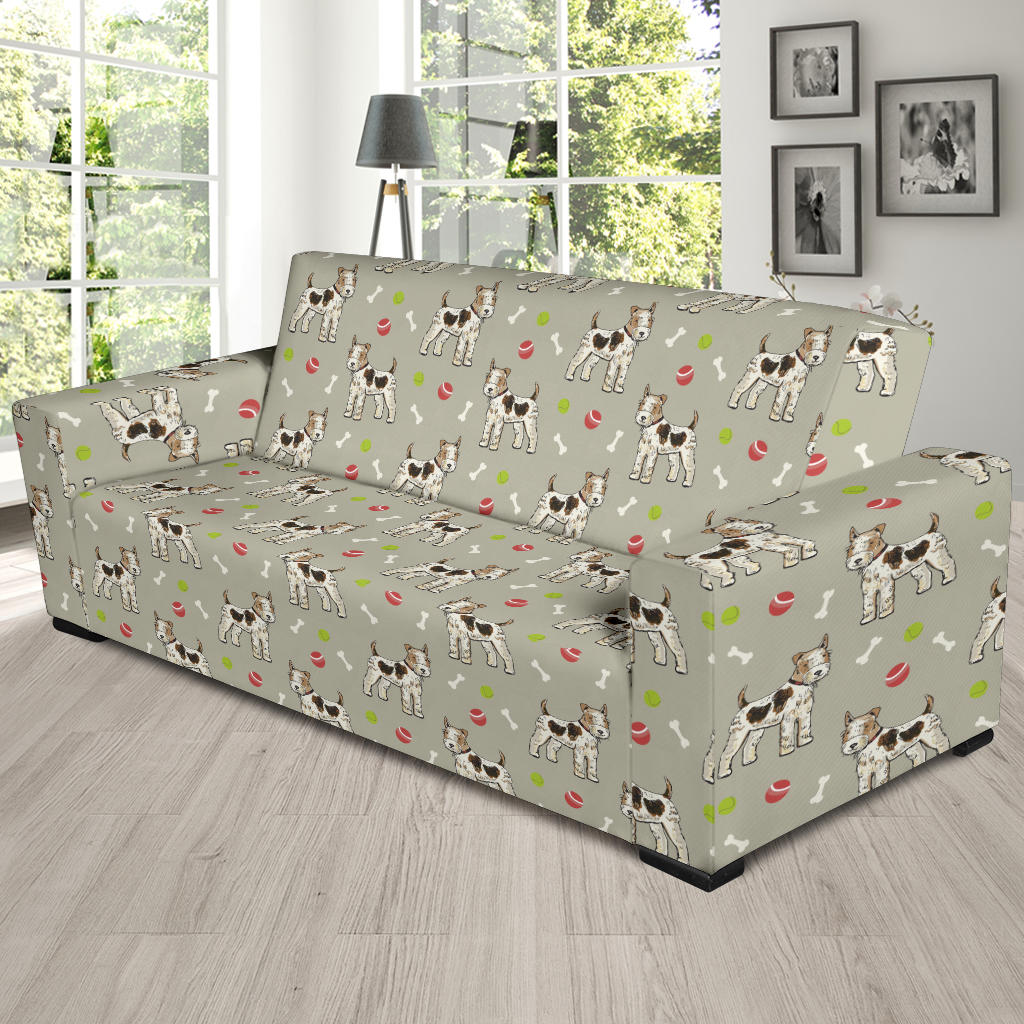 Toy Fox Terriers Print Design LKS301 Sofa Slipcover