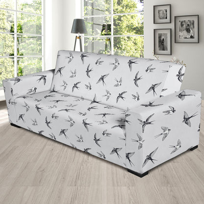 Swallow Bird Pattern Print Design 04 Sofa Slipcover