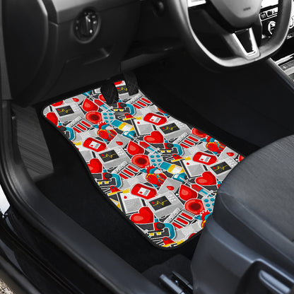 Phlebotomist Medical Themed Car Floor Mats Front Back