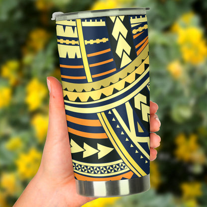 Polynesian Tattoo Print Tumbler