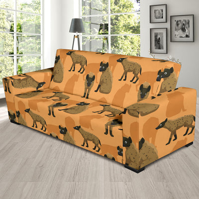 Hyena Pattern Print Design 01 Sofa Slipcover