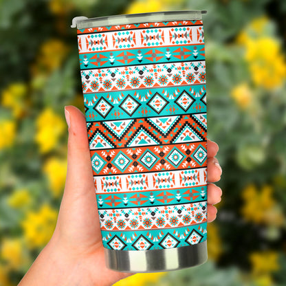 Navajo Style Print Pattern Tumbler