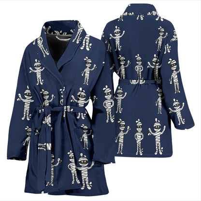 Mummy Print Design LKS306 Women Bathrobe