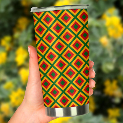 Rasta Reggae Color Cross Tumbler