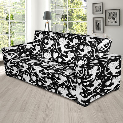 Cupid Pattern Print Design 04 Sofa Slipcover