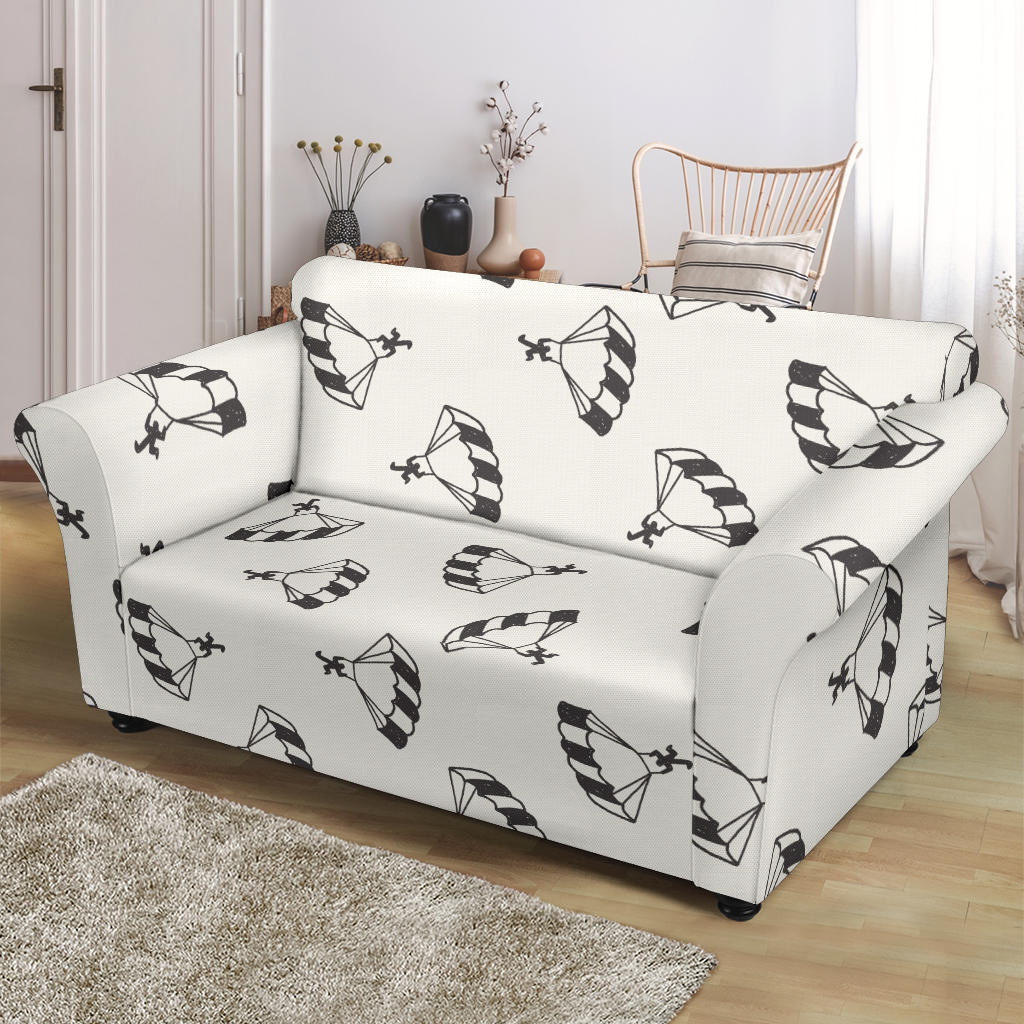 Skydiver Print Design LKS301 Loveseat Couch Slipcover