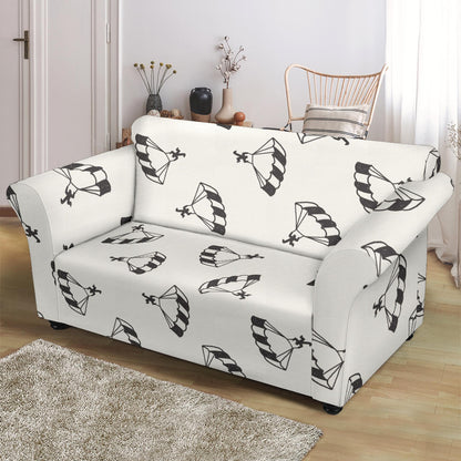 Skydiver Print Design LKS301 Loveseat Couch Slipcover