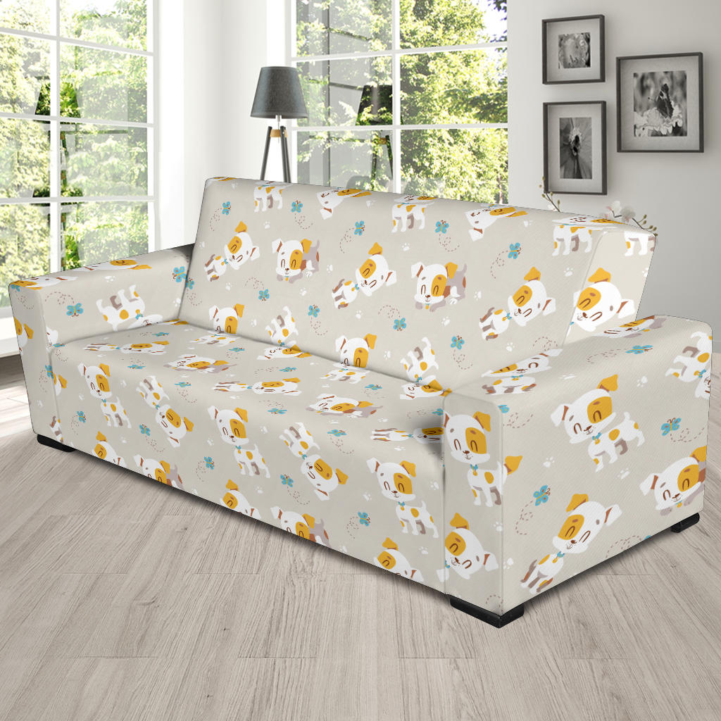 Russell Terriers Print Design LKS306 Sofa Slipcover