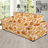 Bread Pattern Print Design 01 Sofa Slipcover