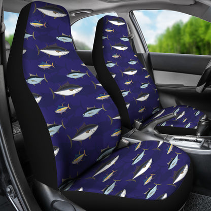 Tuna Fish Print Design LKS304 Car Seat Covers