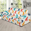 Cat Pattern Print Design 03 Sofa Slipcover