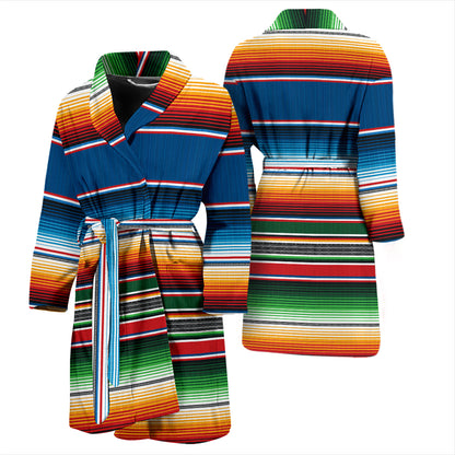 Serape Print Design LKS303 Men Bathrobe