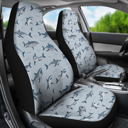 Shark Print Design LKS304 Car Seat Covers