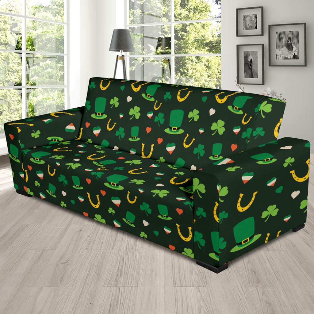 Shamrock Print Design LKS308 Sofa Slipcover