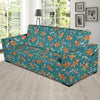 Gingerbread Pattern Print Design 05 Sofa Slipcover