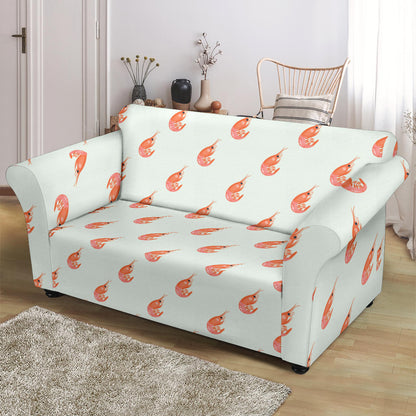 Shrimp Print Design LKS304 Loveseat Couch Slipcover