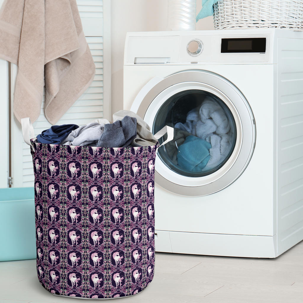 Unicorn Fantastic Flower Laundry Basket