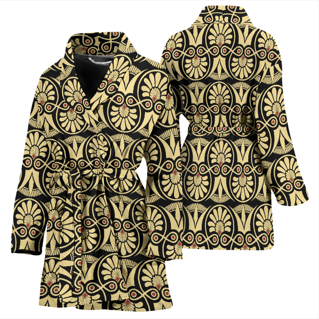 Ancient Greek Print Design LKS3014 Women Bathrobe