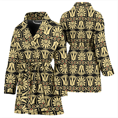 Ancient Greek Print Design LKS3014 Women Bathrobe