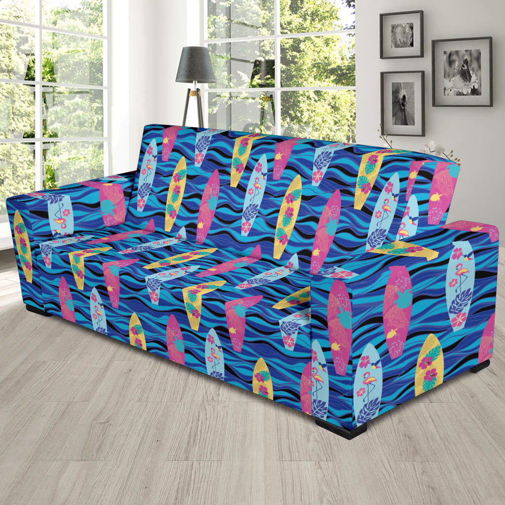 Surfboard Print Design LKS304 Sofa Slipcover