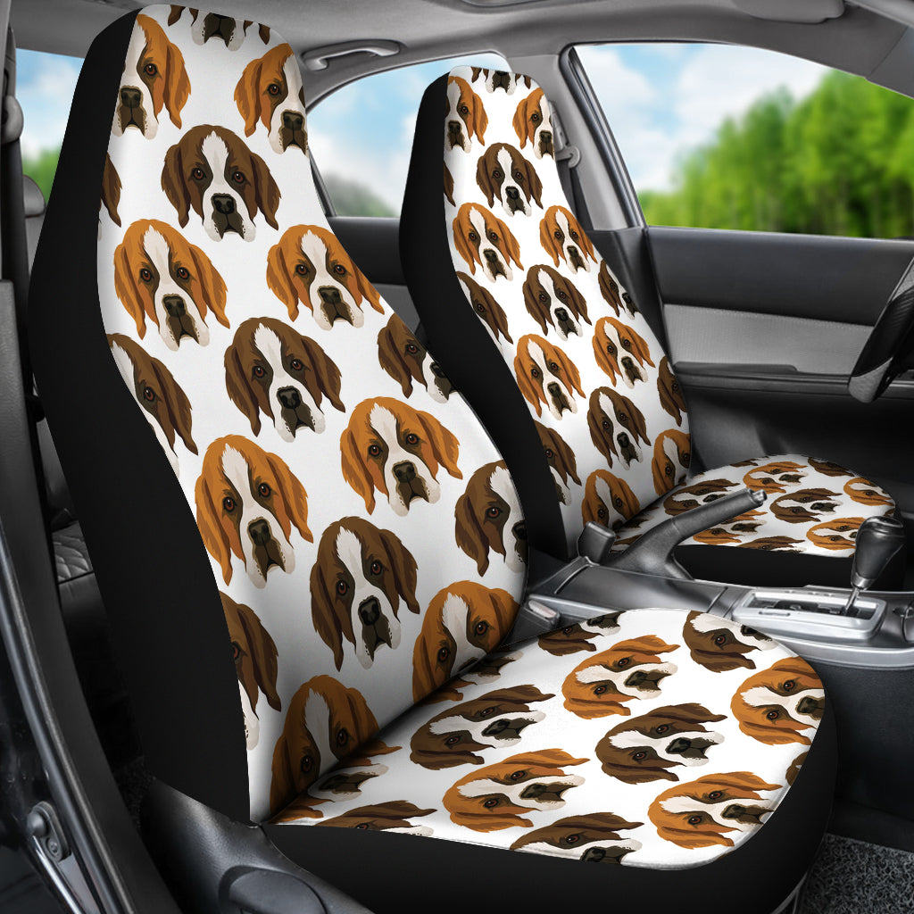 St Bernards Print Design LKS301 Car Seat Covers