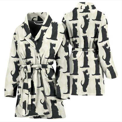 Scottish Terriers Print Design LKS309 Women Bathrobe
